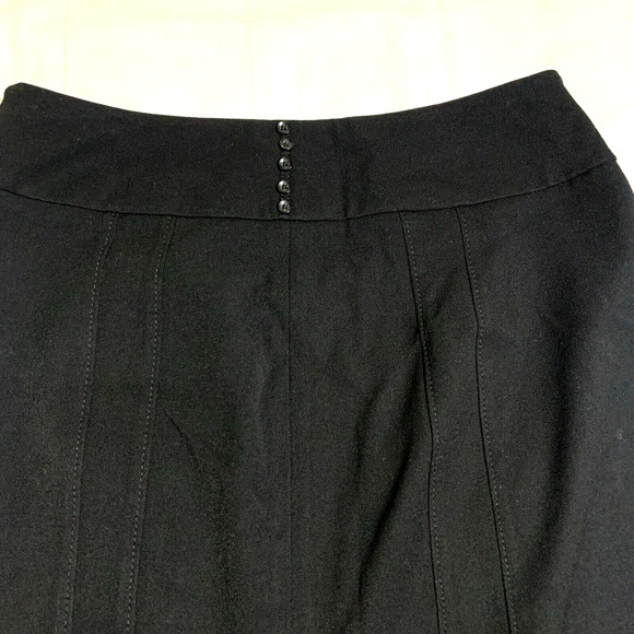 White House Black Market Skirt Women's 6 Black Office Career Pencil - Picture 4 of 12